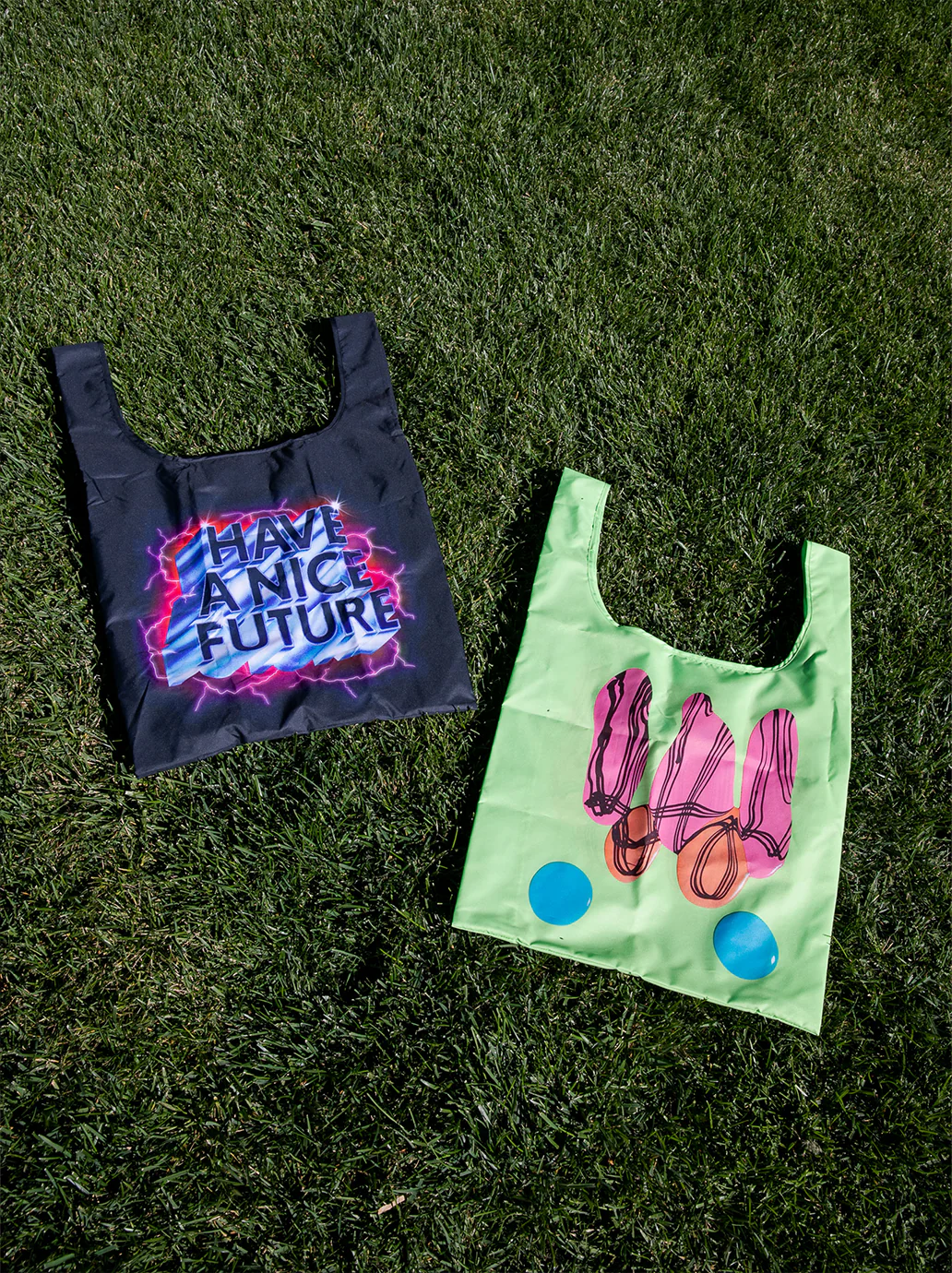 The Splash Page Logo Green Tote - Image 5
