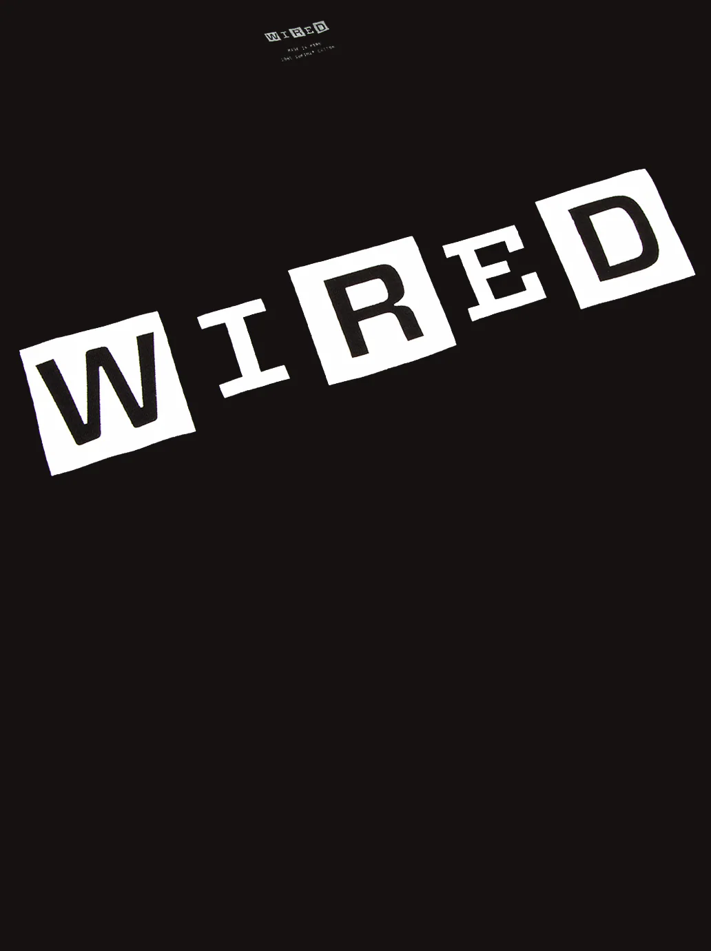 The WIRED Plaintext Tee in Black - Image 4