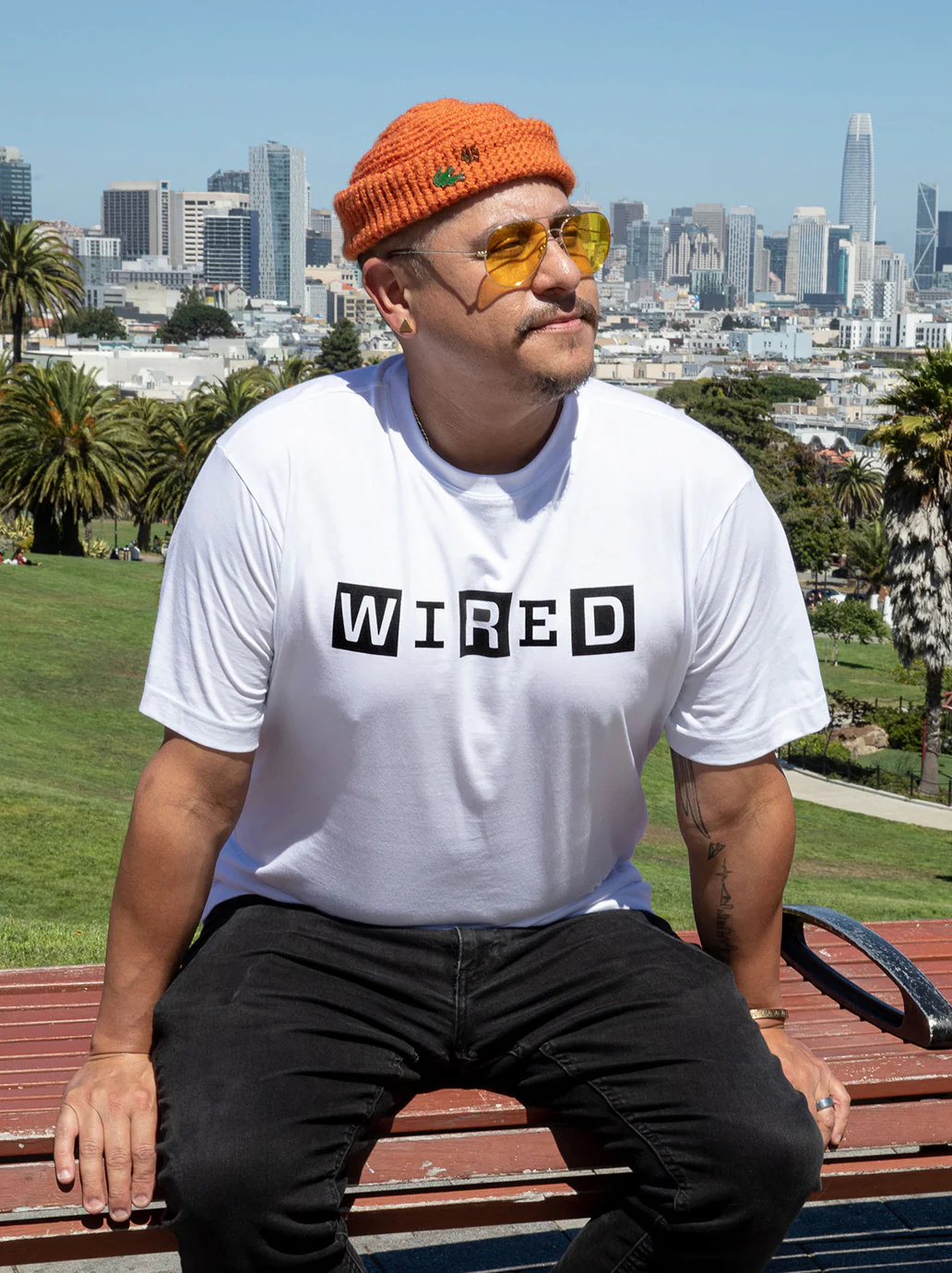 The WIRED Plaintext Tee in White - Image 4